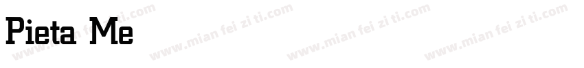 Pieta Medium Medium字体转换